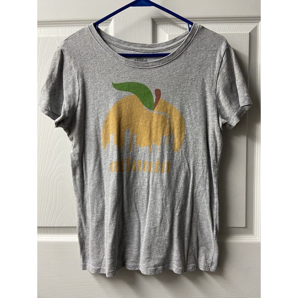 Atlanta Peach Womens Size Medium Short Sleeved T Shirt Top Activewear